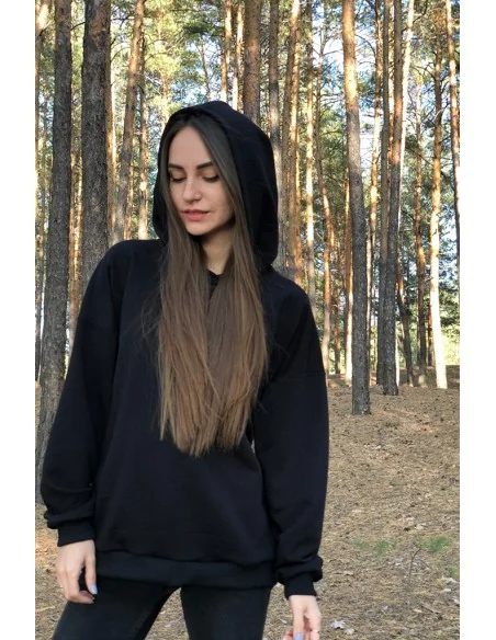 Худі чорний UNISEX Худі чорний UNISEX
