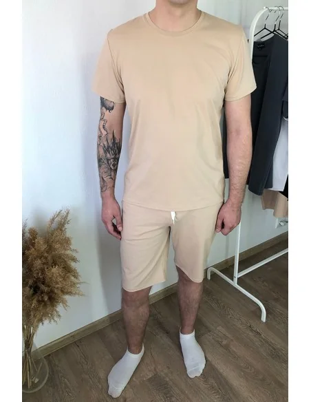 Футболка Classic UNISEX в цвете - бежевая