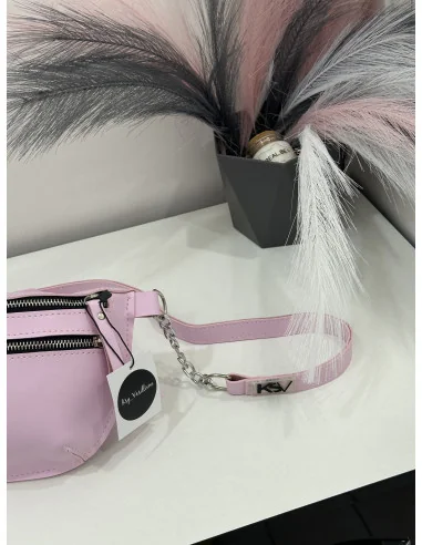 Бананка - поясная сумка, женская, в розовом цвете Бананка - поясная сумка, женская, в розовом цвете