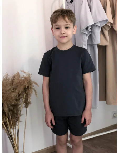 Костюм для мальчиков в цвете графит