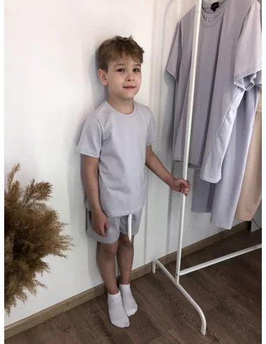 Костюм для мальчиков в цвете камень