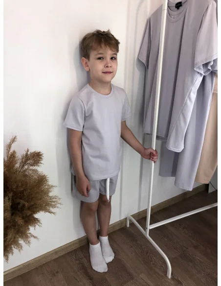 Костюм для мальчиков в цвете камень