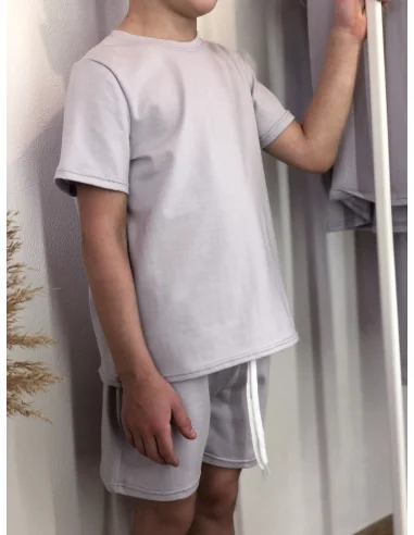 Костюм для мальчиков в цвете камень