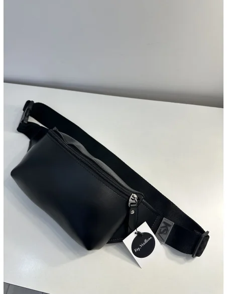 Бананка - поясная сумка, мужская, в черном цвете
