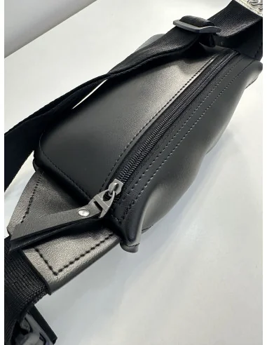 Бананка - поясная сумка, мужская, в черном цвете