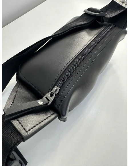 Бананка - поясная сумка, мужская, в черном цвете