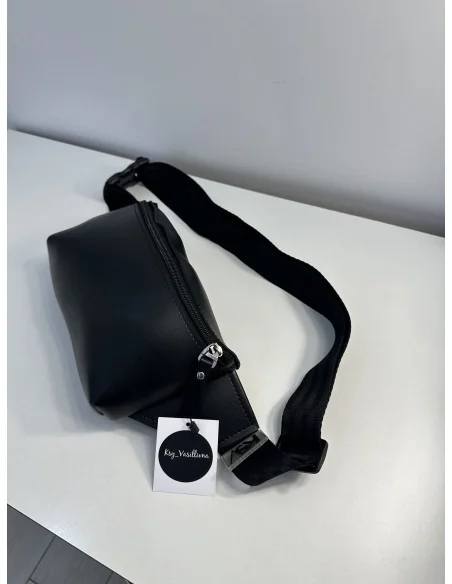 Бананка - поясная сумка, мужская, в черном цвете