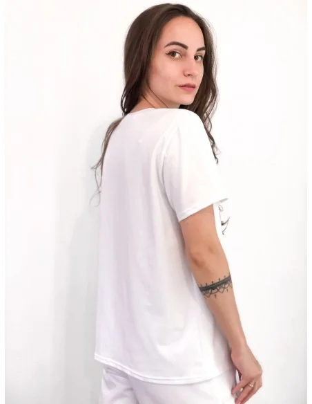 Футболка Classic UNISEX в цвете - белый