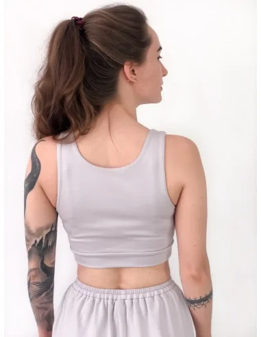 Топ в цвете камень