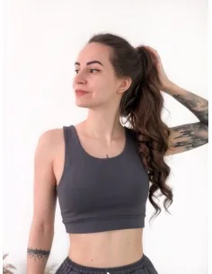 Топ в цвете графит