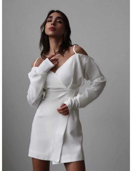 Сукня з бретельками у кольорі молоко Сукня з бретельками у кольорі молоко