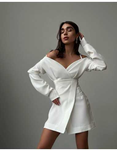 Сукня з бретельками у кольорі молоко Сукня з бретельками у кольорі молоко