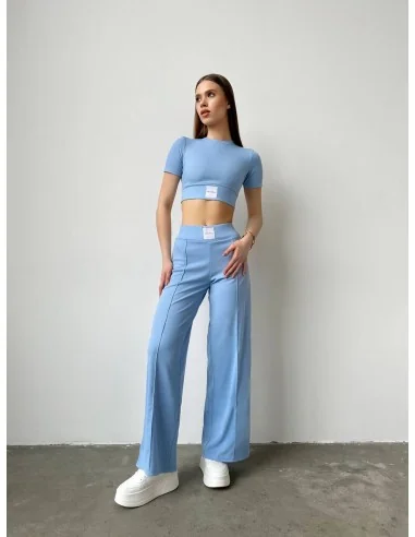 Костюм двійка, голубого кольору Костюм двійка, голубого кольору